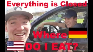 American asks Germans "Was machst du am Sonntag?"