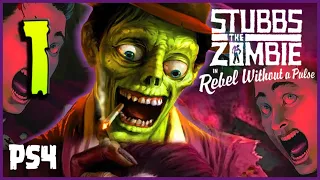 Stubbs the Zombie Remastered Walkthrough Part 1 (PS4, XB1, Switch)