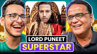 Reacting to Lord Puneet Superstar with Papa