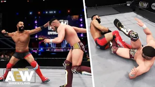 WWE 2K20 SIMULATION: Bryan Danielson vs Bobby Fish | AEW Dynamite 16/10/21 Highlights