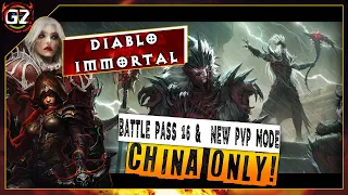 Update Battle Pass 16 & China Server Getting More Then Us | Diablo Immortal