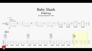 Baby Shark - Guitar Tab