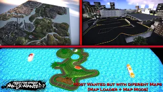 Most Wanted com Mapas Diferentes - Map Loader & Map Mods