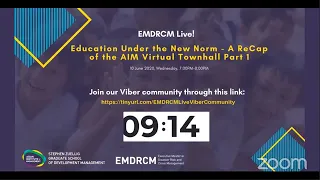 A ReCap of the AIM Virtual Townhall Part 1