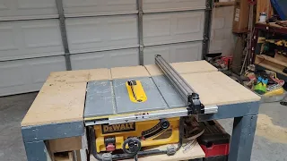 Dewalt table saw fence upgrade