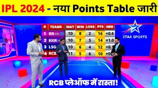 IPL 2024 Points Table - Rcb Win Vs Gt In 52Nd Match || IPL 2024 Ank Talika