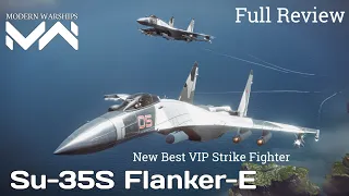 Su-35S Flanker-E - New VIP Strike Fighter Review - Modern Warships Alpha Test