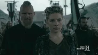 Vikings S05E07 - Lagertha disscuses on how to defend Kattegat against Ivar