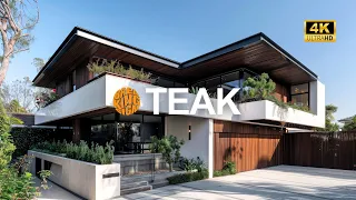 Timeless Architecture: Modern Teak Wood Interiors & Contemporary House Designs with Native Flair