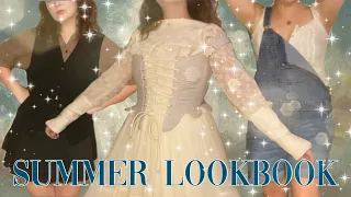 summer lookbook ˚୨୧⋆｡˚ cottagecore, fairycore, coquette outfits | PeachyAbby