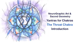 #NeuroGraphicArt & Sacred Geometry - Yantras for Chakras - Throat Chakra (Introduction)