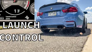 EVERYTHING YOU NEED TO KNOW ABOUT LAUNCH CONTROL ON YOUR BMW M4/M3/M2 F82 F80 F87