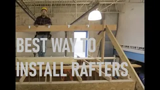 How to Install a Ridge Board & Rafters // Roof Framing Part 4