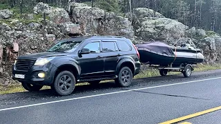 Варзуга, Хариус октябрь 2022. HAVAL H9 & Nissan PATROL