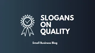 Creative Slogans On Quality