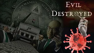 Biblical prophecy of evil controlling the world and it's destruction and downfall at the end of days