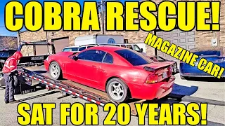 I Bought An Abandoned 17k Mile SVT Cobra With 850 HP! Sat For 20 Years! Mystery Mustang!