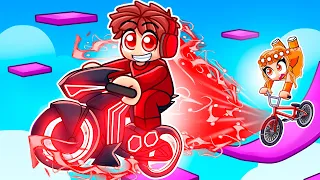 Going 3,819,386 Miles in Roblox Bike Obby!