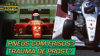 Pneus da F1 com frisos e os traumas na chuva de Prost | Projeto Motor Responde #1