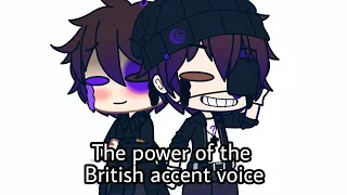 (The power of the British accent)meme gacha life FNAF {Michael X Vanny}  {Chris X Cassidy}