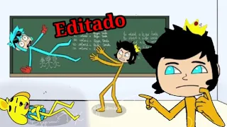 Edite una Animación de Trollino de Los Compas van a la escuela animación Stickman 😂🤣