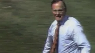 President Bush throws out first pitch