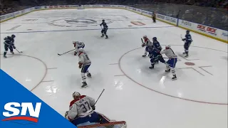 Nikita Kucherov’s Shot Too Hot To Handle As It Rings Off The Post And In