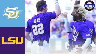 Southern vs #1 LSU Highlights (Tre' Morgan CYCLE!) | 2023 College Baseball Highlights