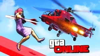 ПОЙМАЛА РАКЕТУ РУКАМИ! КАК ЭТО ВОЗМОЖНО В GTA 5 ONLINE ( ГТА 5 ДЕДРАН )