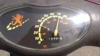 Przyspieszenie Peugeot Vivacity 50 cc