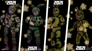 ALL TYPES OF SPRINGTRAP Animatronics Fanmade Timeline V1