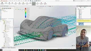 How to do aerodynamic CFD tests for cars in Solidworks flow simulation | VeldboomStudios