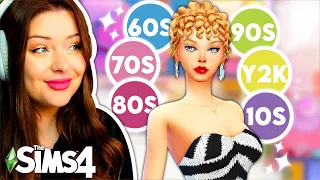 Recreating the MOST POPULAR BARBIES of Each Decade in The Sims 4 CAS