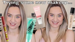 TRYING NEW MAKEUP FULL FACE FIRST IMPRESSIONS HONEST REVIEW MARCH 2024