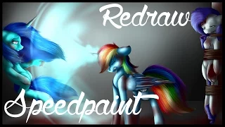 Rarity is dead and now i kill you  [Redraw] -  MLP Speedpaint