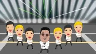 PSY - Gentleman (Animated Music Video Parody) 싸이 - 젠틀맨 (애니메이션 패러디)