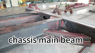 Chassis Main Beam Of Truck Trailers #trailer #skeleton