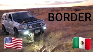 PART3 TRD Supercharged 4runner Off Roading with Can-Ams on the US / MEXICO border