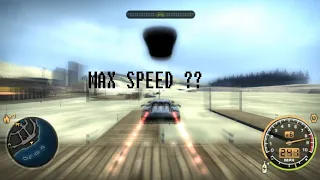 NFS Most Wanted (2005) - Carrera GT Max Speed Test With Junkman