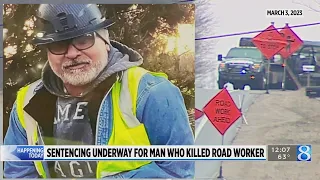 Sentencing held for man who hit, killed road worker