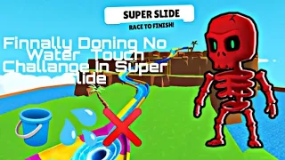 Finnally Doning No Water 💦❌ Touch Challenge 🪣❌In Super Slide 😉❤️😎🔥