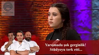 Yarışmada şok gerginlik! Stüdyoyu terk etti...  | 9. Bölüm | MasterChef Türkiye