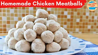 Homemade Chicken Meatballs Recipe