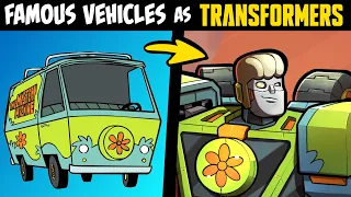 What if FAMOUS VEHICLES Were TRANSFORMERS?! (Stories & Speedpaint)