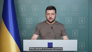 Обращение Владимира Зеленского в конце 34 суток вторжения агрессора (2022) Новости Украины