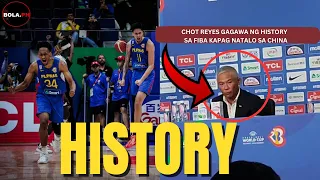 Ang nakakatawang tanong ng media kay Chot Reyes | Gilas Pilipinas gagawa ng HISTORY sa FIBA