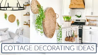DECORATE WITH ME 2021 | ENGLISH COTTAGE + SHABBY CHIC DECOR | DECORATING IDEAS