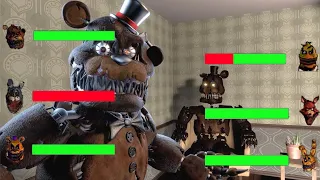 Every FNAF Demented Animatronic in a Nutshell WITH HEALTHBARS