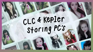 Storing Photocards Yujin CLC + Kep1er POLAS