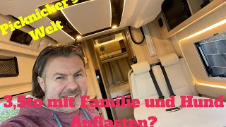 3,5 to mit Familie und Hund. Geht das? Auflasten? Kastenwagen, Wohnmobil